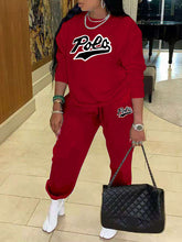 Set aus Sweatshirt und Hose mit Logo – Ausverkauf