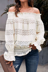 Cherished Memories – Schulterfreies Spitzentop