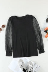 Oh Darling – Langärmliges Oberteil mit Schweizer Punkten