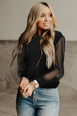 Oh Darling – Langärmliges Oberteil mit Schweizer Punkten