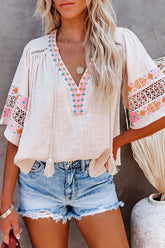 Pretty Pick – Besticktes Oberteil im Boho-Stil