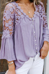 Dream Date Spitzen-Stickerei-Top – 3 Farben