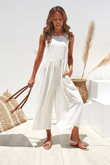 Always Thriving V-back Casual Tank Jumpsuit - 6 Colors