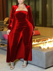 Set aus Samtoverall und Staubwedel von Indiebeautie