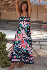 Always With Love – ärmelloses Maxikleid mit Aufdruck – 5 Farben