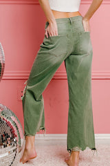 MIA DISTRESSED VINTAGE HOSE MIT WEITEM BEIN