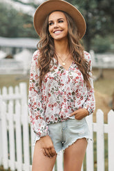 Dream Date Wickeltop mit Blumenmuster