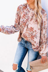 Sweeter Than Ever – Bedrucktes, gesmoktes Oberteil