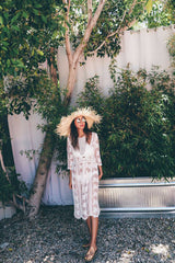 Sonnencreme-Bikini-Strandkleid aus Spitze