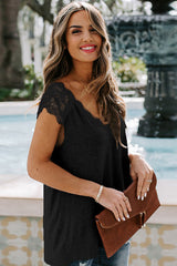 Dear Heart – Kurzarm-Top mit Schnürung – 3 Farben