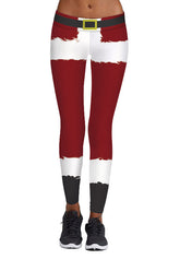 Sporthose mit Weihnachtsmann-Print