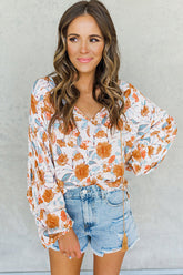 Bedrucktes Langarmshirt „Never Let You Go“