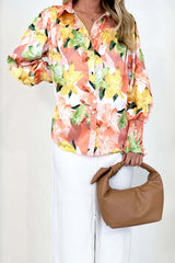 „You've Got Me“-Langarmshirt mit Kragenaufdruck – 2 Farben