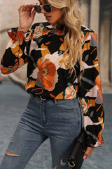 Langärmliges Oberteil mit „Falling For You“-Print