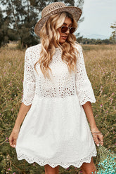 All Of My Heart Minikleid aus Häkelspitze