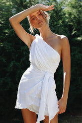 I Like The Way – Ärmelloses Minikleid mit einer Schulter – 2 Farben