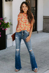 Take Your Joy – Ärmelloses Top mit Blumenmuster