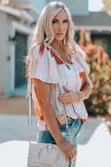 Bedrucktes Kurzarm-Oberteil „Tell The Truth“