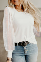 Oh Darling – Langärmliges Oberteil mit Schweizer Punkten