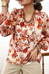 Need You Always Langarm-Top mit V-Ausschnitt