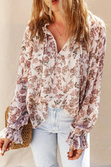 Langärmliges Top mit „On My Heart“-Print