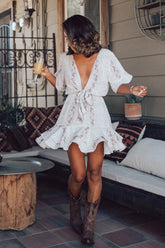 Minikleid mit Shine and Shimmer-Print