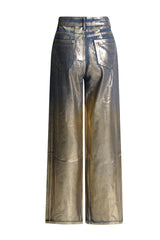 GOOD AS GOLD FOIL JEANS