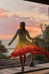 Party In Paris – High&Low-Boho-Maxikleid