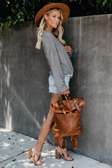 Cozy Time – Strickpullover mit V-Ausschnitt