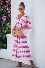 On My Mind – Batik-Maxikleid mit Knopfleiste – 2 Farben