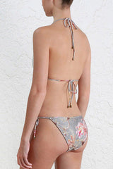 Bikini mit Blumen-Haken-Print