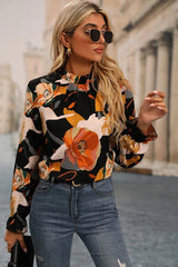 Langärmliges Oberteil mit „Falling For You“-Print