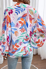 Best Behavior Langarm-Top mit Button-Down-Print