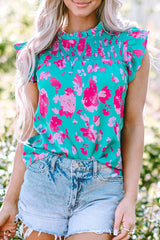 Ärmelloses Top mit Step It Up-Print