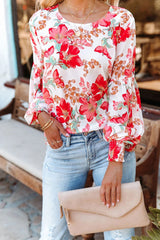 Smok-Oberteil mit „Beauty And A Breeze“-Print – 2 Farben