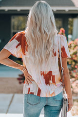 Bedrucktes Kurzarm-Oberteil „Tell The Truth“