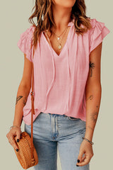 Your Sunshine Flutter Kurzarmtop – 4 Farben