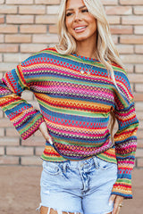 Better By The Day – Langärmliges Bohème-Oberteil