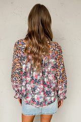 Save Your Applause – Langärmliges Oberteil mit Boho-Print