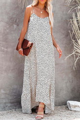 Ärmelloses Maxikleid mit Blumendruck „On Your Way“ – 3 Farben