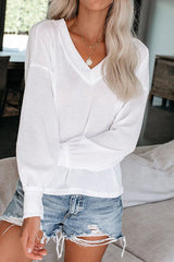 My Darling V-Ausschnitt Stricktop - 3 Farben