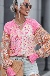 Langarmshirt mit Blumenmuster „Autumn Blooms“
