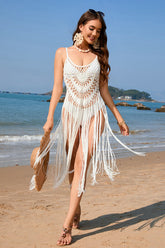 Strolls in the Sand – Badeanzug mit Quasten und Aussparungen – 3 Farben