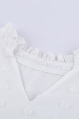 Breezy Beauty – Gepunktetes Langarm-Top