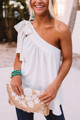 Fresh Outlook Bowknot Ärmelloses Top - 3 Farben