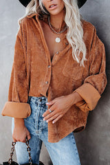 Remember Me Button-Up Pocket Top – 2 Farben