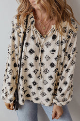 Langärmliges Top mit „You Know Best“-Print