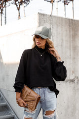 From The Beginning gesmoktes Langarm-Top – 2 Farben