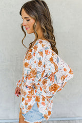 Bedrucktes Langarmshirt „Never Let You Go“