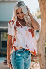 Bedrucktes Kurzarm-Oberteil „Tell The Truth“